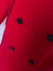 Red Premium Korean  Overcoat