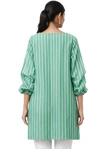 SALt Striped Green Shift Dress L = 48 W = 36