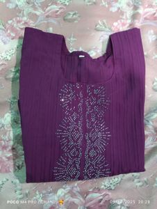 Elegant Purple Kurta