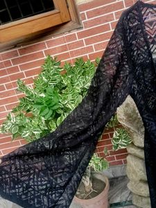Black Sheer Kimono(Shrug)