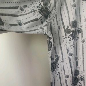 Floral Print Kurta