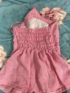 Pink Halterneck Top