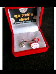 Chand With Pearl Moti Pandel Pure Silver (Wt: 0.900 mlgm)