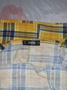 Trendy Yellow Plaid SHEIN dress