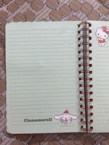 its a sanrio notebook