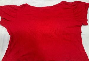 Red Stylish Top