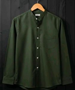 Mandarin collar casual Shirts