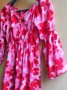 Pink Floral Instagram Dress
