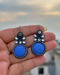 Blue Stone Earrings