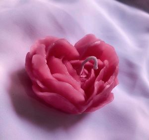 Rose &amp; Heart Candles