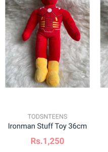 Combo Of Captain America And Iron Man Plush Toy