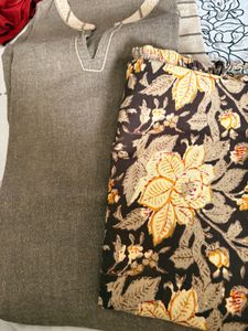 2 Kurta Plazzo Set With Dupatta