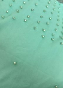 Aqua Pearl Embellished Tunic