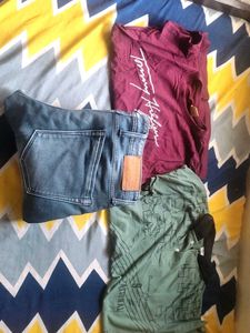Men T-shirt And Jeans Combo