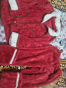 Cozy Red Fleece Lounge Set in xl size