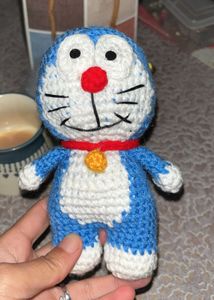 Crochet Doraemon Keychain