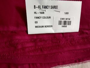 Beautiful Party Wear Pink Embroidery Saree
