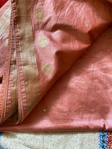Pink Semi Silk Saree