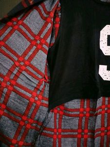 Designer Crop Top Shirt