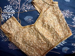 Skin Colour Embroidery Blouse