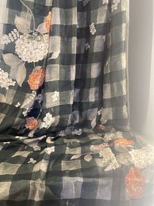 Black Nd Grey Check Dupatta