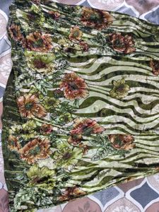 Vintage Floral Print Dress