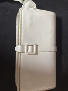 Beautiful White Clutch/shoulder Bag/Side Bag