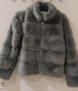 Faux Fur Grey Jacket