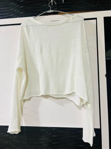 White Long Sleeve Top