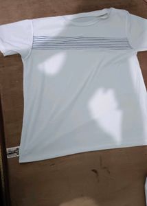 Striped White T-Shirt Brand New Condition