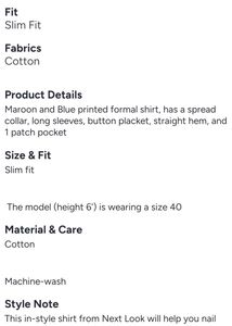 Stylish Patterned Men's Shirt