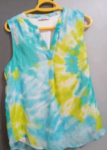 Calvin Klein Tie-Dye Sleeveless Top