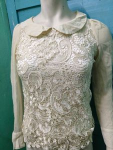 Silk Lace Top Both Side