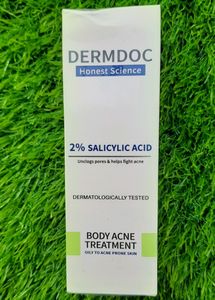 Dermdoc 2% Salicylic Acid Body Acne Treatment