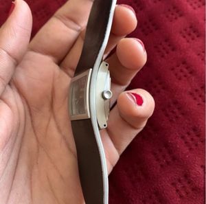 Vintage DKNY Leather Strap Watch