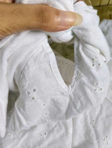 White Knot a Line Strap Dress