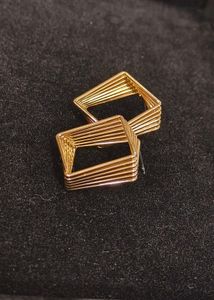 Geometric Gold Earrings