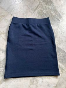 ONLY Navy Pencil Mini Skirt