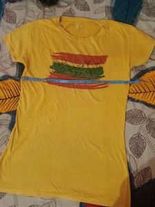 Yellow Graphic Tee