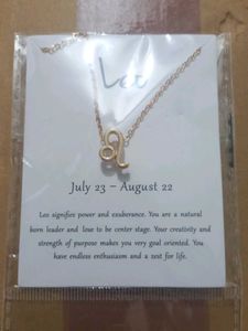Leo Zodiac Necklace