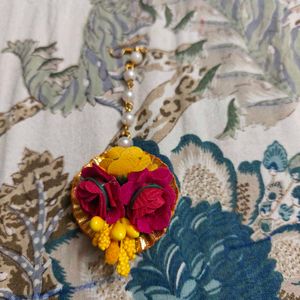 Floral Haldi Jewelry Set