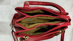 Hot Spa Red Quilted Satchel