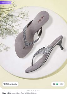 Sparkly Mochi Thong Sandals