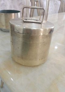 Vintage Brass Tiffin Set Of 3 Container
