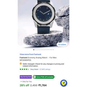 FastTrack Analog Unisex Watch ⌚