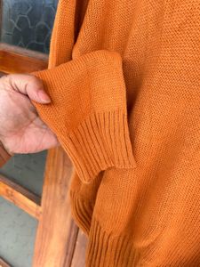 New Mustard Closed Sweater