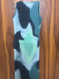 Abstract Print Dress
