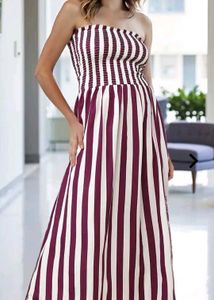 Striped Maxi Dress