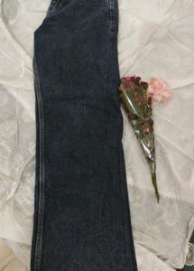 Trendy Dark Wash Denim Jeans