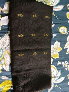 Black Handloom Saree ✨️